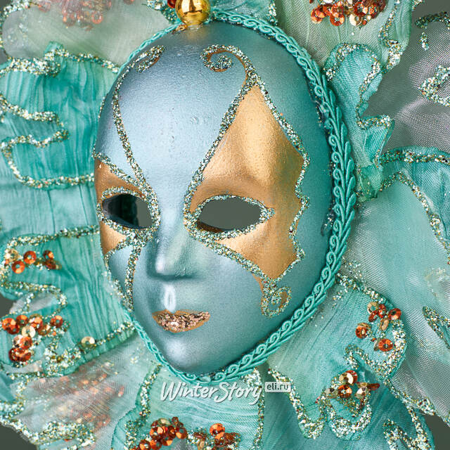 Елочная игрушка Маска Чинкве 18 см, подвеска Winter Deco