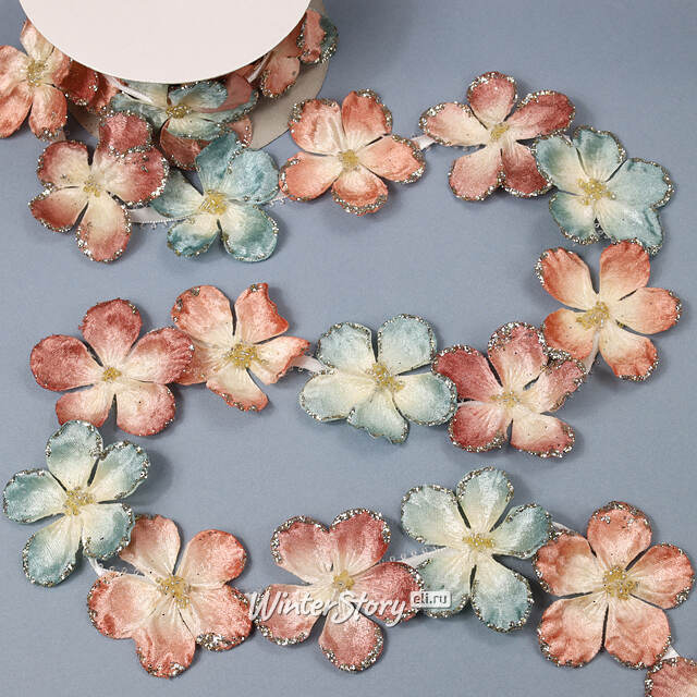 Декоративная фигурная лента Весенний Сад 457*6 см Winter Deco