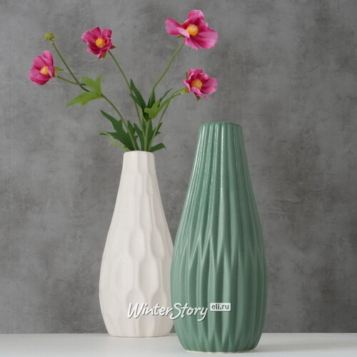 Керамическая ваза Monsanto 24 см зеленая Boltze