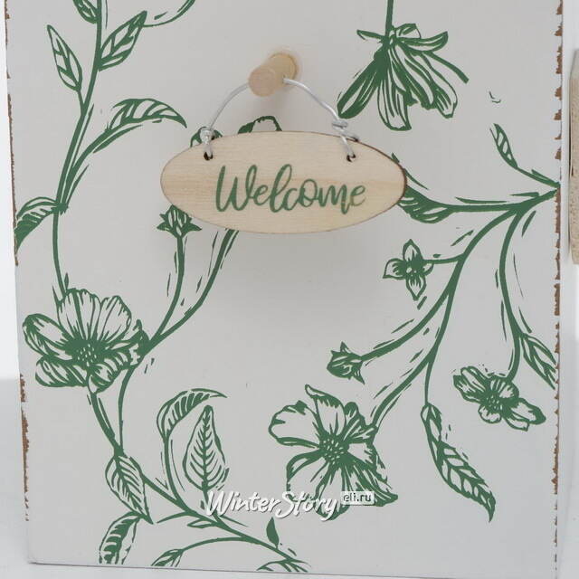 Садовое украшение Скворечник Гринвуд 22*15 см белый Boltze