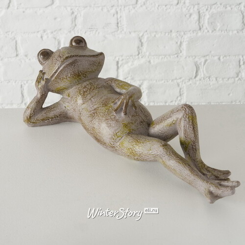 Декоративная фигура Лягушка Гумберт с озера Шальзе 40 см Boltze