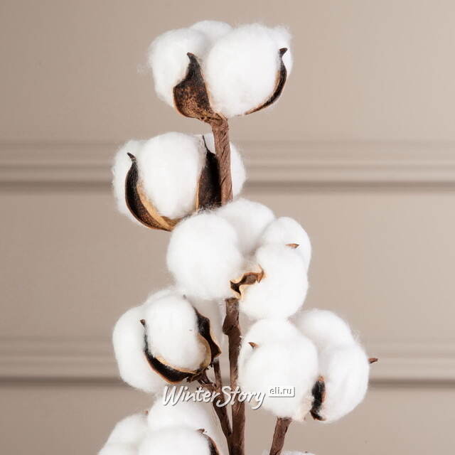 Декоративная ветка Хлопок Baumwolle 68 см Boltze