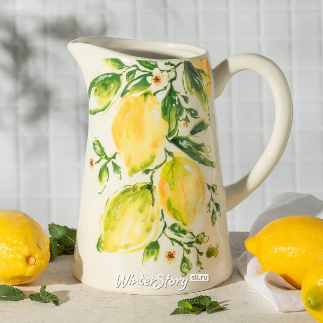 Керамический кувшин Armando Lemony 23 см Boltze