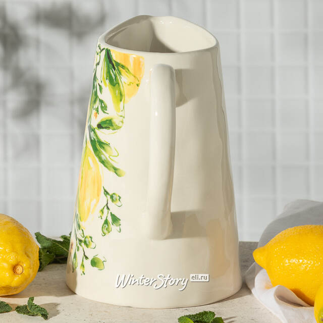 Керамический кувшин Armando Lemony 23 см Boltze