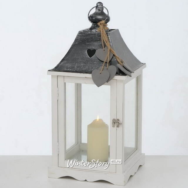 Набор деревянных подсвечников-фонарей Милборн 40-55 см, 2 шт Boltze