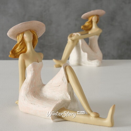 Статуэтка Девушка в шляпе - Романтичная Леди Дарси 12 см Boltze