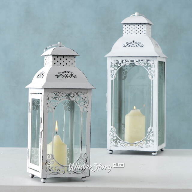 Набор металлических подсвечников-фонарей Дрезден 34-49 см, 2 шт Boltze