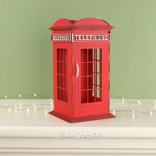 Декоративная фигурка Телефонная Будка - London 24 см Christmas Apple