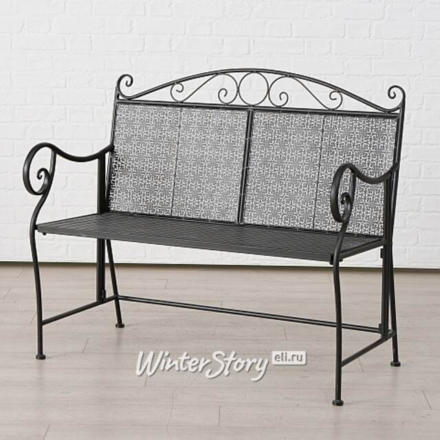 Металлическая садовая скамейка Maddison 105*93*50 см Boltze