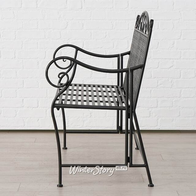 Металлическая садовая скамейка Maddison 105*93*50 см Boltze