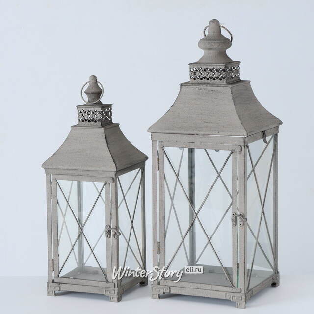 Набор подсвечников - фонарей Venedicta 46-57 см, 2 шт Boltze