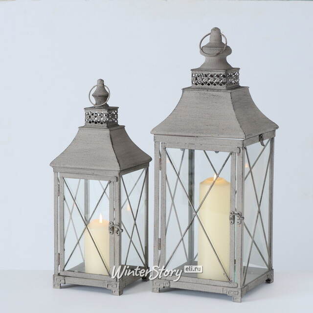 Набор подсвечников - фонарей Venedicta 46-57 см, 2 шт Boltze