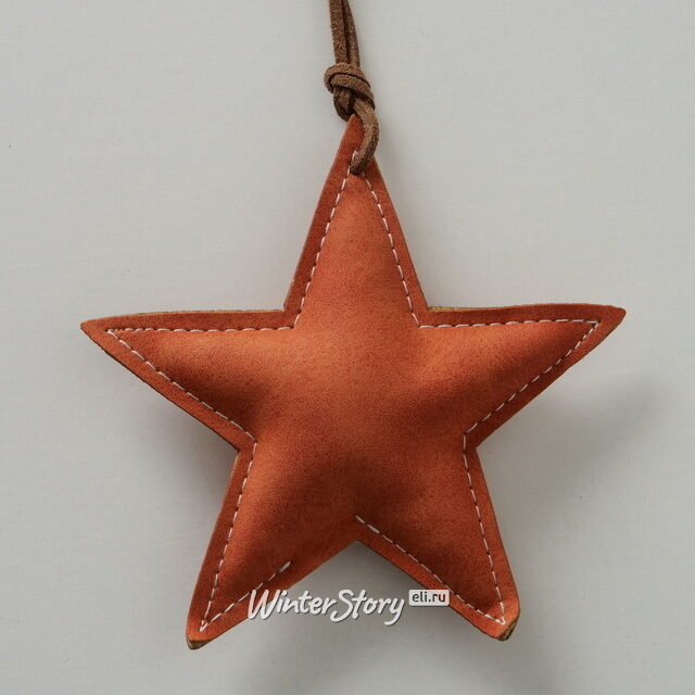 Набор елочных игрушек Этельберт 10 см терракотовый, 3 шт, подвеска Boltze