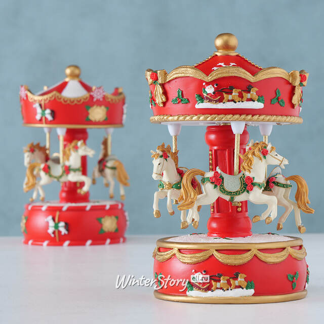 Композиция Музыкальная Карусель из парка Валье-де-Ока 17 см, батарейка Boltze