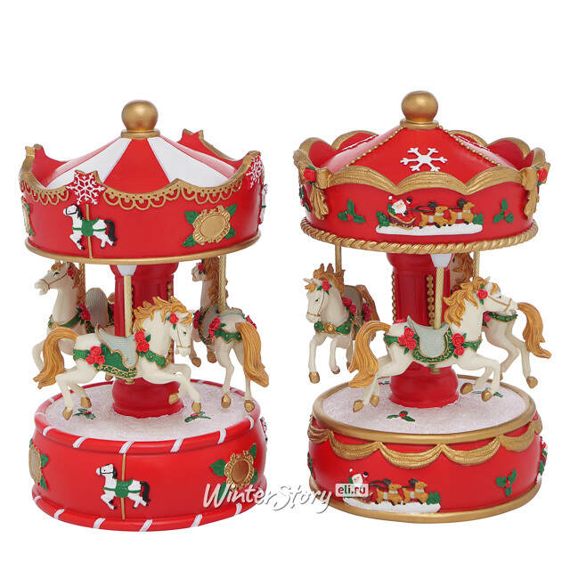 Композиция Музыкальная Карусель из парка Валье-де-Ока 17 см, батарейка Boltze