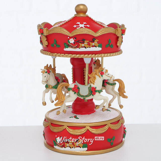 Композиция Музыкальная Карусель из парка Валье-де-Оро 17 см, батарейка Boltze