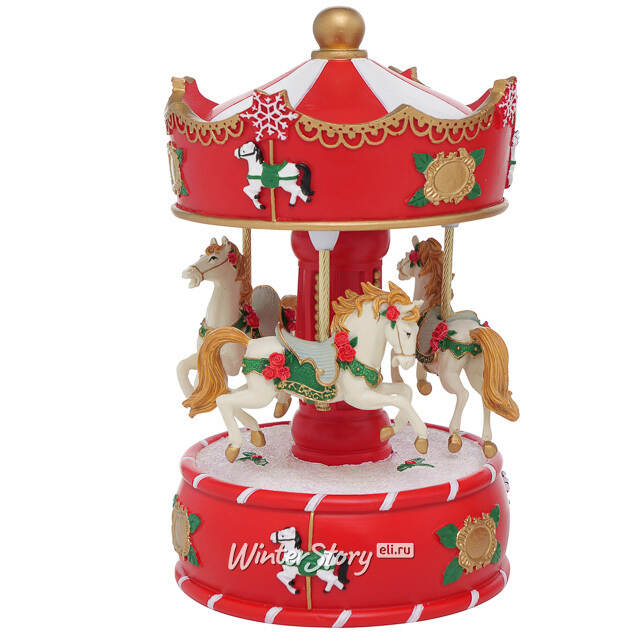 Композиция Музыкальная Карусель из парка Валье-де-Ока 17 см, батарейка Boltze