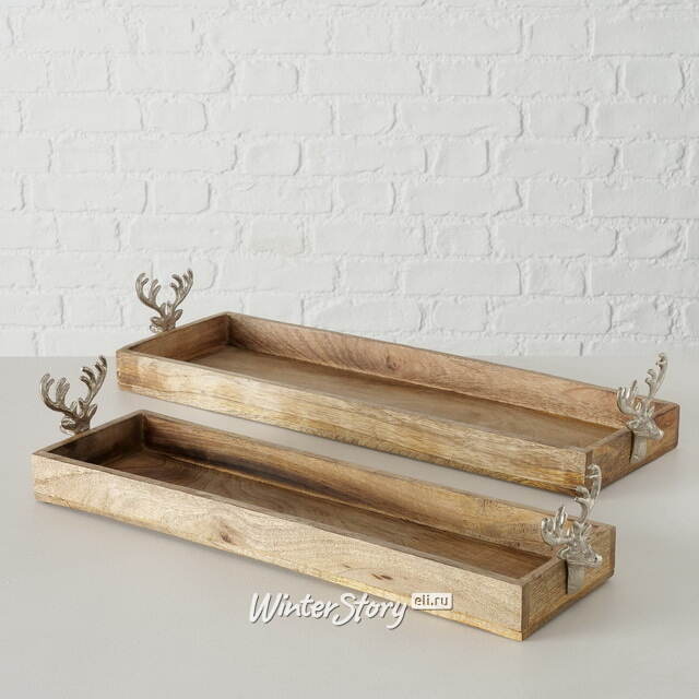 Деревянный поднос Эмберли 58*15 см Boltze (Больтце)