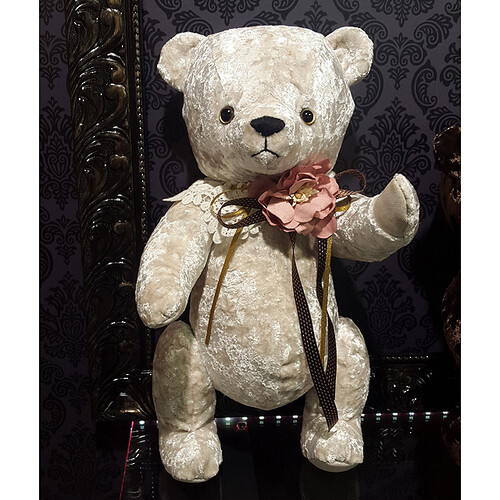 Мягкая игрушка Медведь БернАрт 30 см белый Budi Basa