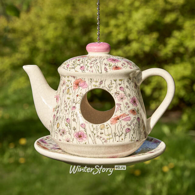 Декоративный домик для птиц Konstanca: La Floler 18 см, керамика Boltze