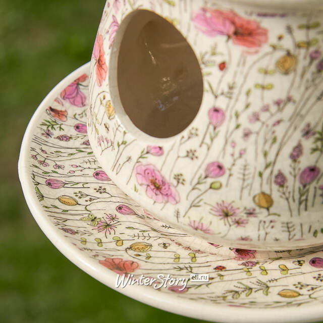 Декоративный домик для птиц Konstanca: La Floler 18 см, керамика Boltze