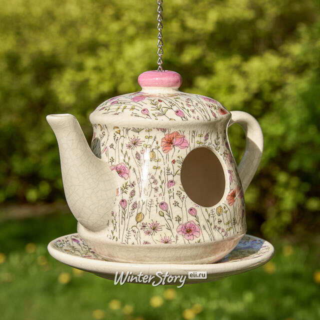 Декоративный домик для птиц Konstanca: La Floler 18 см, керамика Boltze