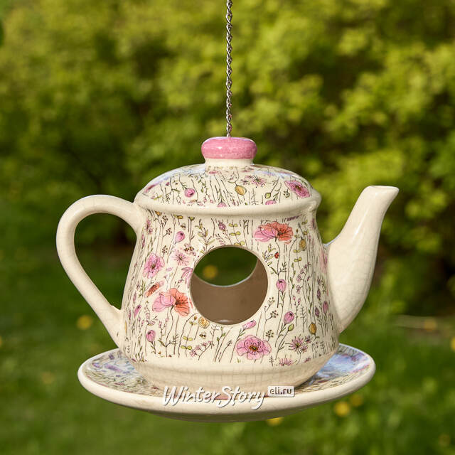 Декоративный домик для птиц Konstanca: La Floler 18 см, керамика Boltze