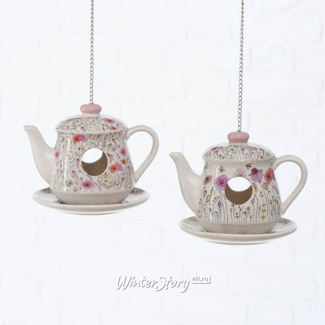 Декоративный домик для птиц Konstanca: La Floler 18 см, керамика Boltze