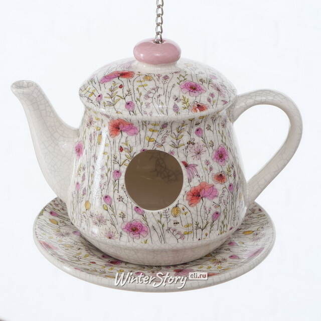 Декоративный домик для птиц Konstanca: La Floler 18 см, керамика Boltze