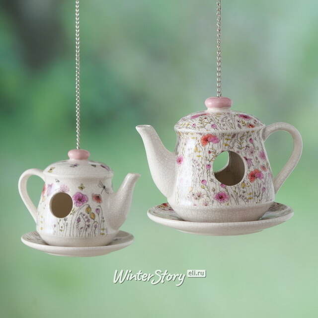 Декоративный домик для птиц Konstanca: La Floler 18 см, керамика Boltze