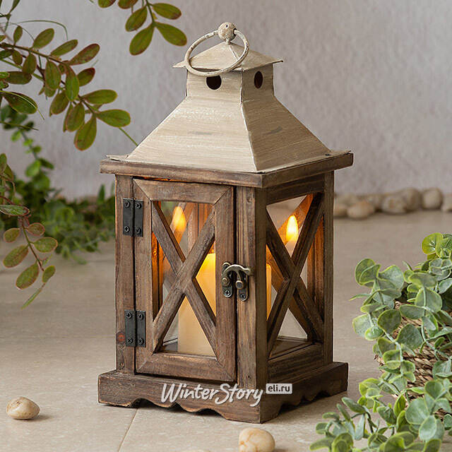 Набор декоративных подсвечников-фонарей Энрико 32-48 см, 2 шт Boltze