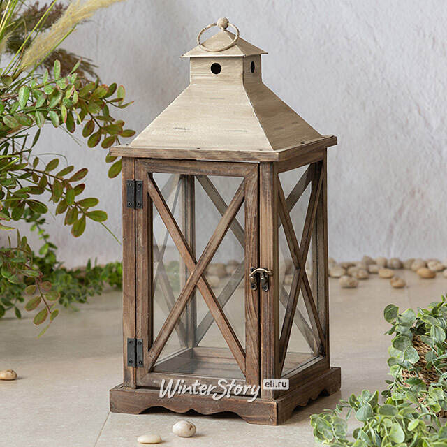 Набор декоративных подсвечников-фонарей Энрико 32-48 см, 2 шт Boltze