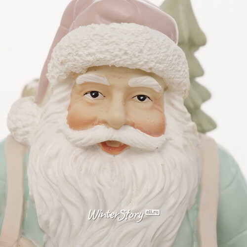Новогодняя фигурка Санта с подарками - Christmas Pastel 33 см Boltze