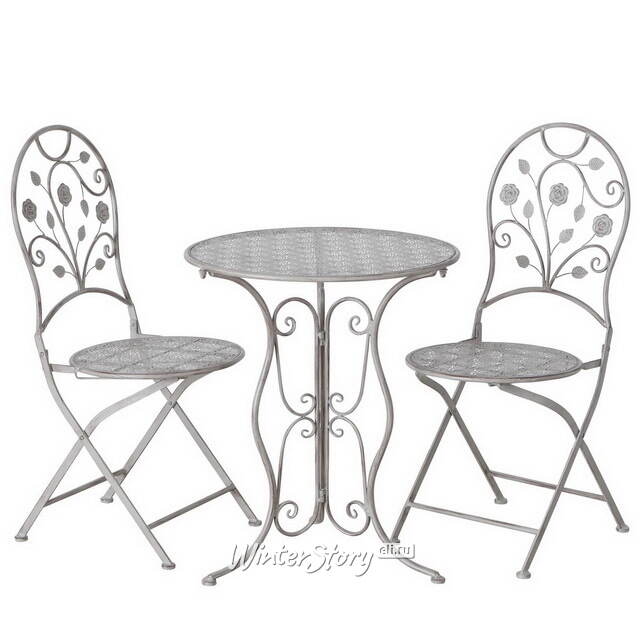 Комплект садовой мебели Rosee: 1 стол + 2 стула Boltze