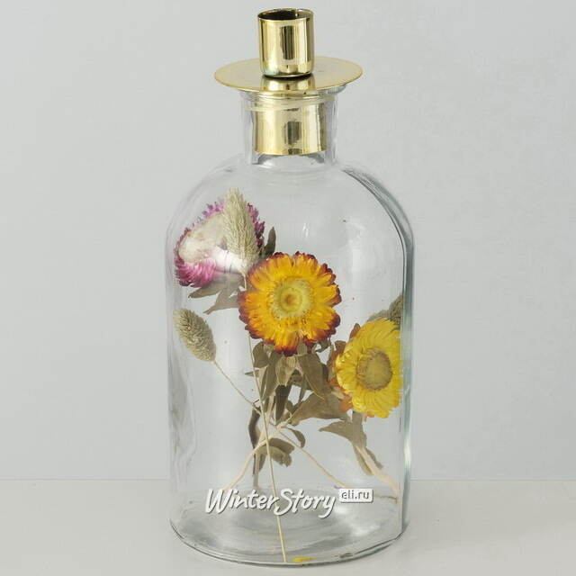 Декоративный подсвечник-бутылка Montebello di Fondo 23 см Boltze