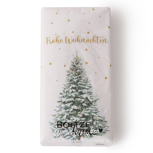 Бумажные салфетки Christmas Tree 17*8 см, 16 шт Boltze