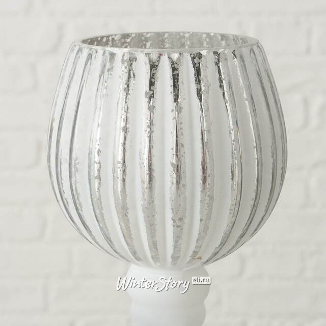 Набор стеклянных подсвечников - бокалов Versalles 25-30 см, 2 шт Boltze