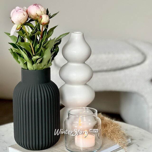 Стеклянная ваза Миранда 22 см Boltze