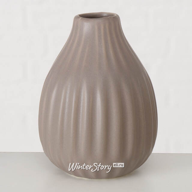 Набор керамических ваз Leeds 12 см серый, 3 шт Boltze