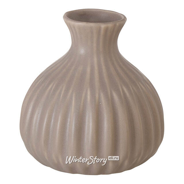 Набор керамических ваз Leeds 12 см серый, 3 шт Boltze