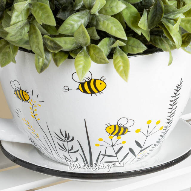 Керамическое кашпо Чашка Санбори 22*17 см Boltze (Больтце)