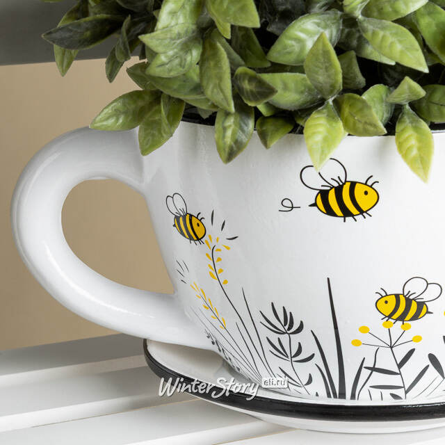 Керамическое кашпо Чашка Санбори 22*17 см Boltze (Больтце)