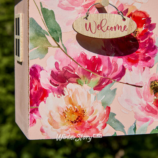 Садовое украшение Скворечник Mondoro 22*15 см зеленый Boltze