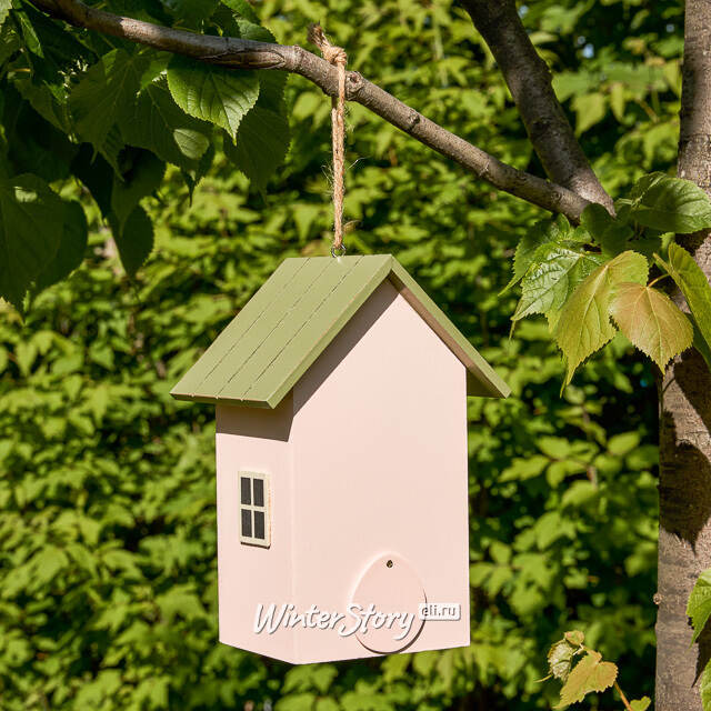 Садовое украшение Скворечник Mondoro 22*15 см зеленый Boltze