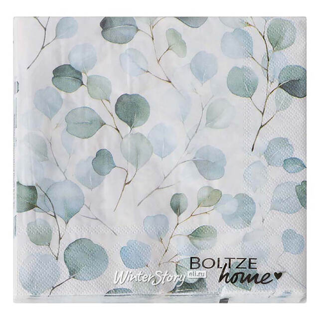 Бумажные салфетки Eukana: Aquarelle Grassy 17*17 см, 20 шт Boltze
