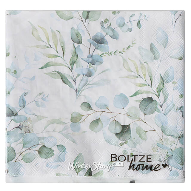 Бумажные салфетки Eukana: Aquarelle Plant 17*17 см, 20 шт Boltze (Больтце)
