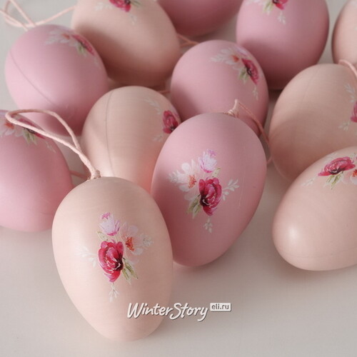 Пасхальные украшения Яйца Tenero Easter 6 см, 12 шт, подвеска Boltze