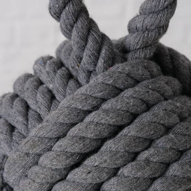 Дверной стоппер Кноттен 23 см серый Boltze