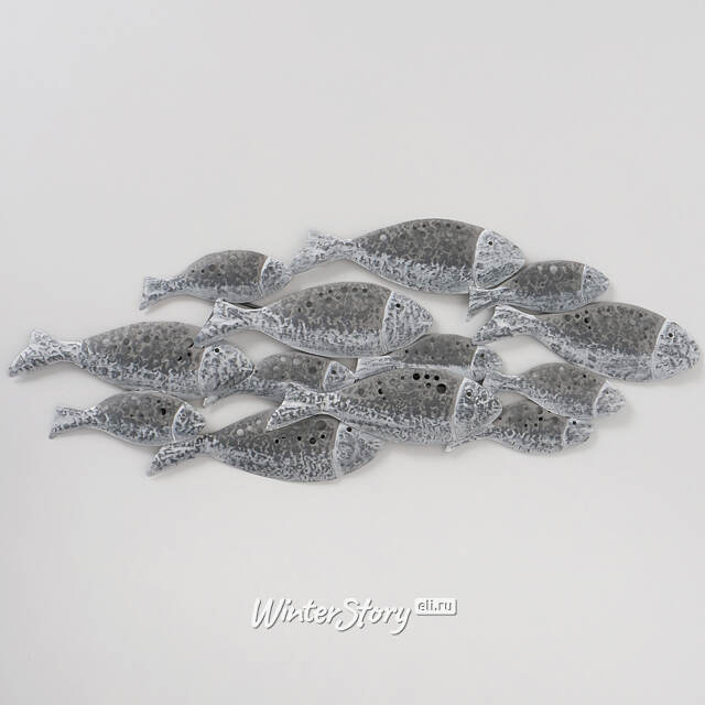 Декоративное панно Косяк Рыб - Fischwarm 90*36 см Boltze