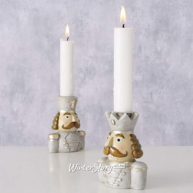 Набор декоративных подсвечников Бравые Гвардейцы Королевства 9 см, 2 шт Boltze